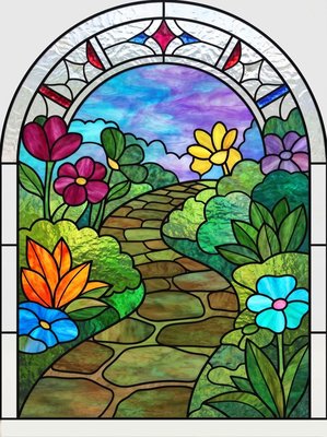 Finished example of the Color by Number page: Pathway