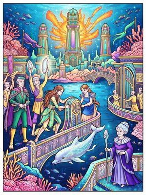 Finished example of the Color by Number page: The Awakening of the Ancient Capital